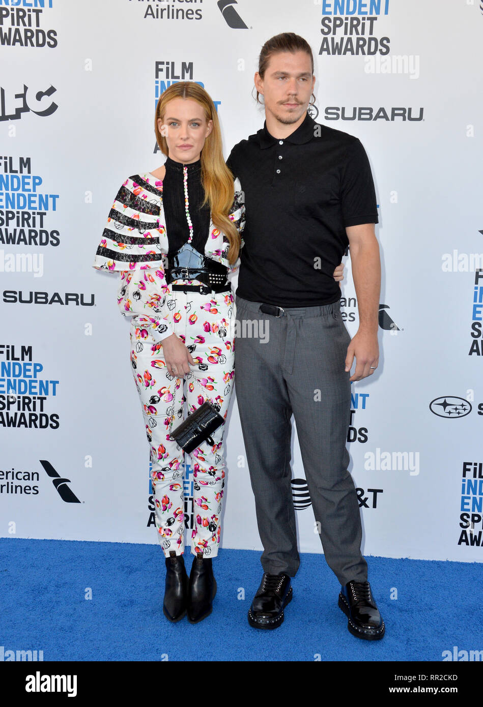 Santa Monica, California, USA. 23rd February, 2019. Riley Keough & Ben