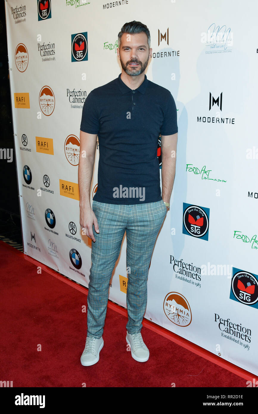 Los Angeles, California, USA. 22nd Feb, 2019. AJ GIBSON attends the