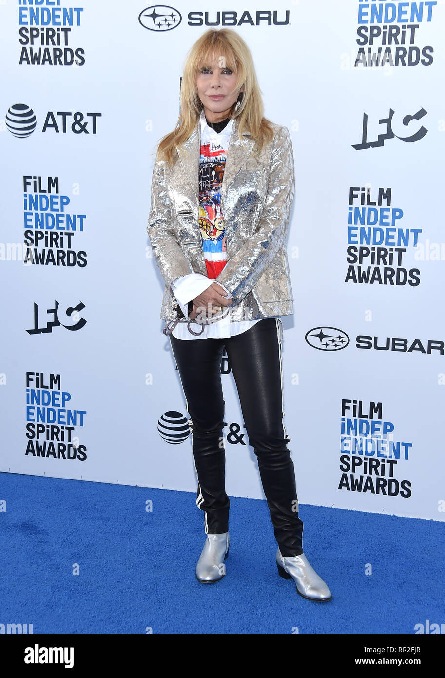 Santa Monica, California, USA. 23rd Feb, 2019. Rosanna Arquette arrives for the 2019 Film Independent Spirit Awards on Santa Monica Beach. Credit: Lisa O'Connor/ZUMA Wire/Alamy Live News Stock Photo