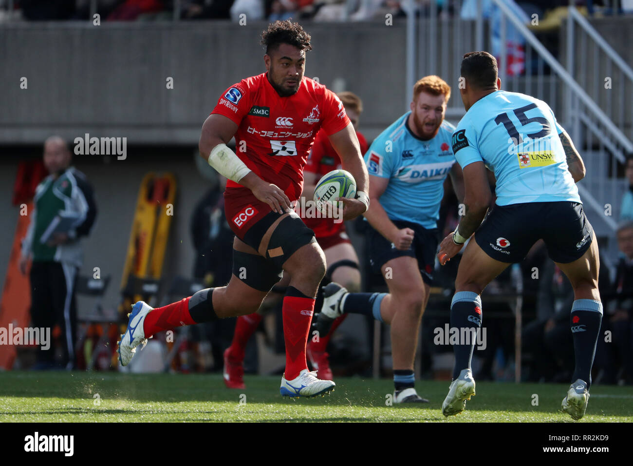 Tokyo, Japan. 23rd Feb, 2019. Uwe Helu (Sunwolves) Rugby : 2019 Super ...