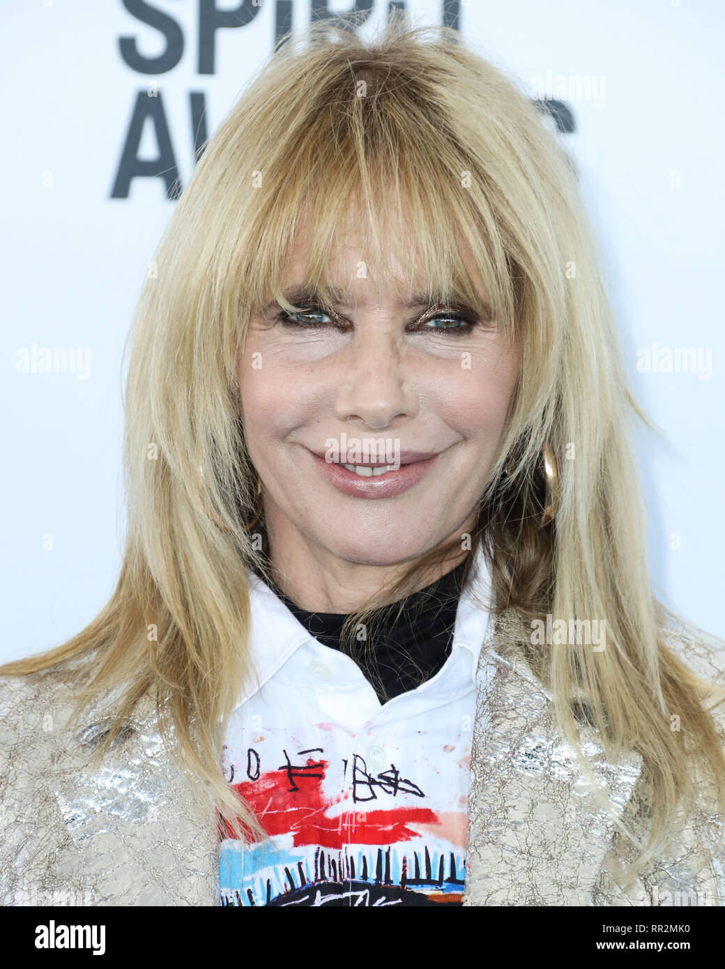 SANTA MONICA, LOS ANGELES, CA, USA - FEBRUARY 23: Actress Rosanna Arquette arrives at the 2019 Film Independent Spirit Awards held at the Santa Monica Beach on February 23, 2019 in Santa Monica, Los Angeles, California, United States. (Photo by Xavier Collin/Image Press Agency) Stock Photo