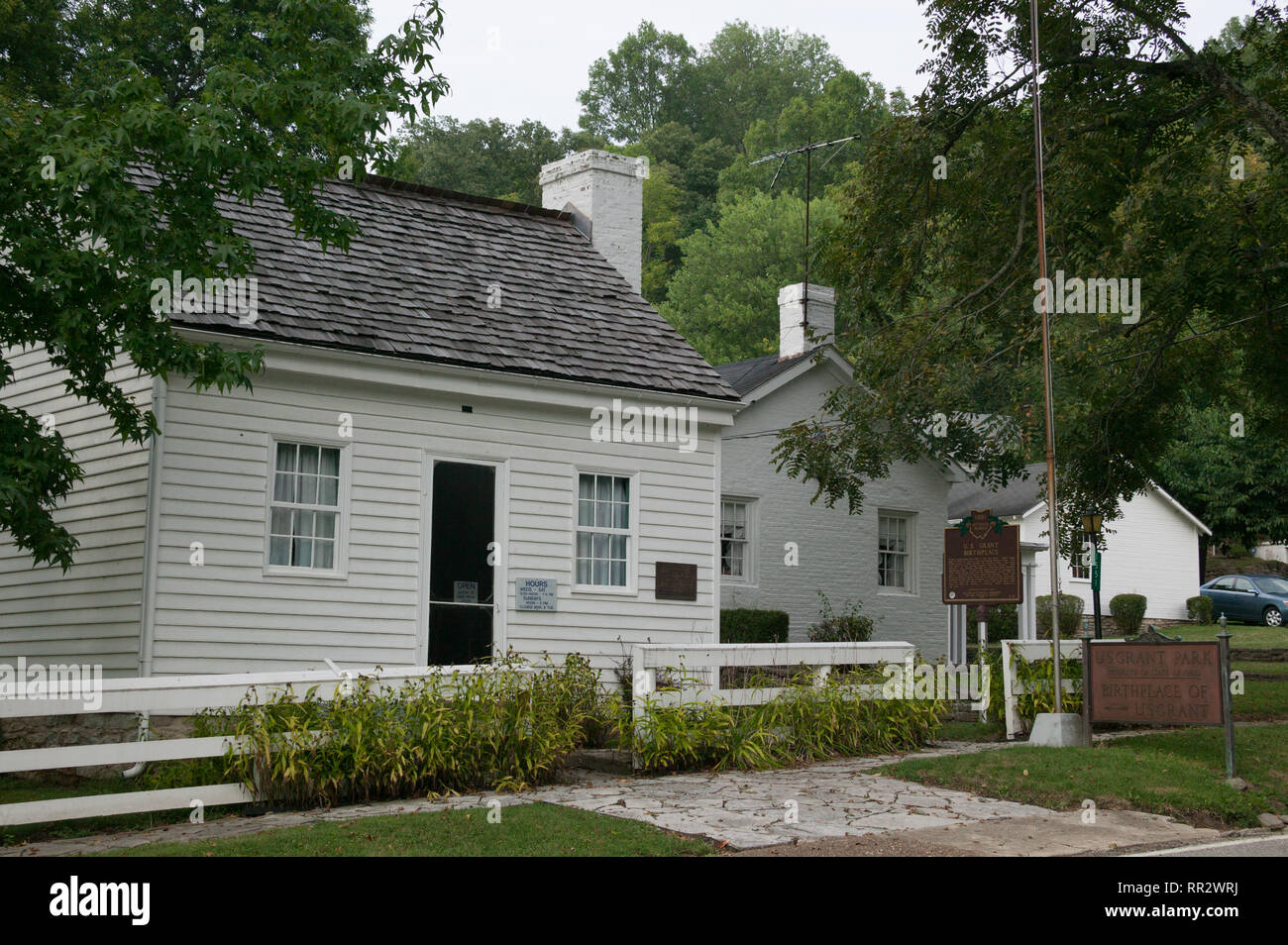 U.S. Grant Birthplace in Point Pleasant, Ohio, USA Stock Photo