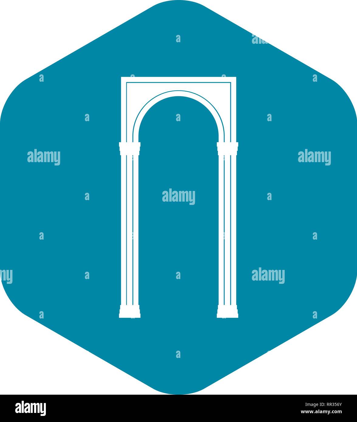 Arch icon, simple style Stock Vector Image & Art - Alamy