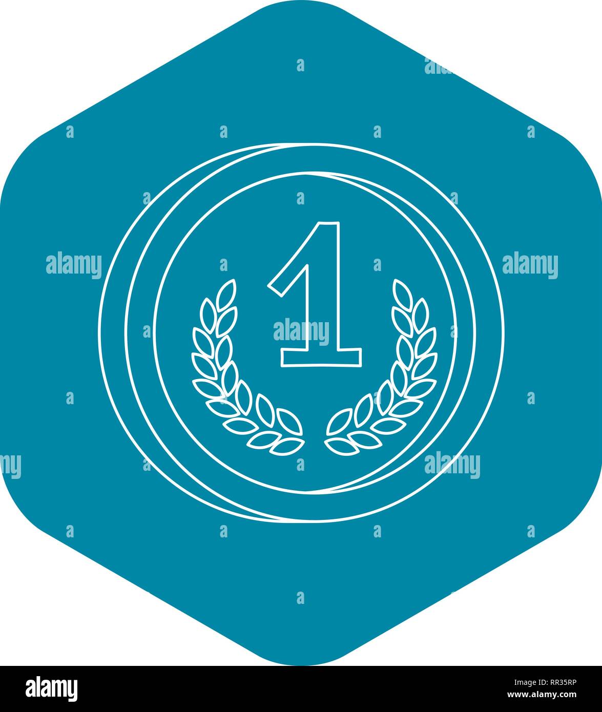 Coin icon, outline style Stock Vector Image & Art - Alamy