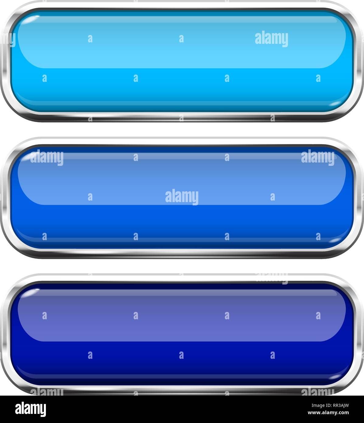 blue web buttons