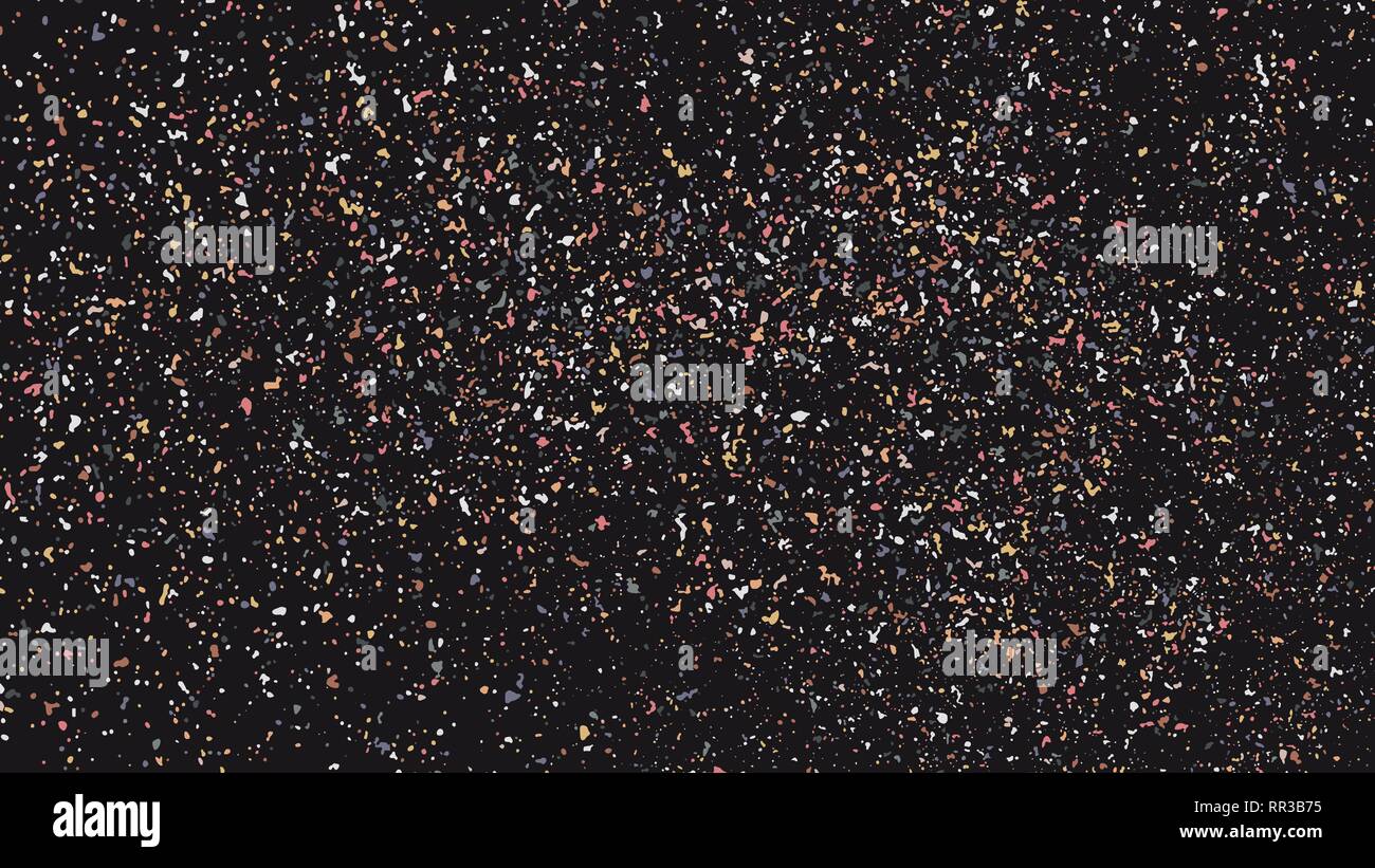 Terrazzo Pattern Abstract Background.Texture Design Elements.  Widescreen 16 : 9. Vector Illustration, Eps 10. Stock Vector
