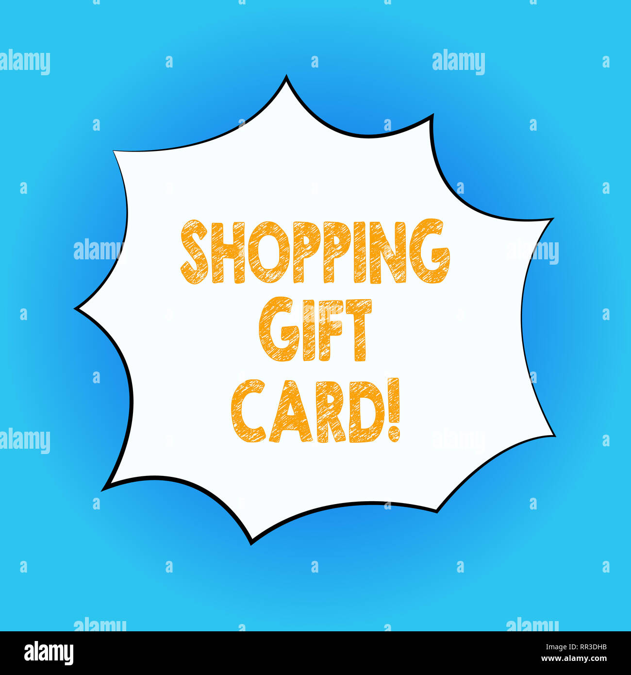 Handwriting Text Shopping Gift Card Concept Meaning Piece Of Paper That You Buy At Shop And Give To Someone Blank Color Explosion Blast Scream Speech Stock Photo Alamy