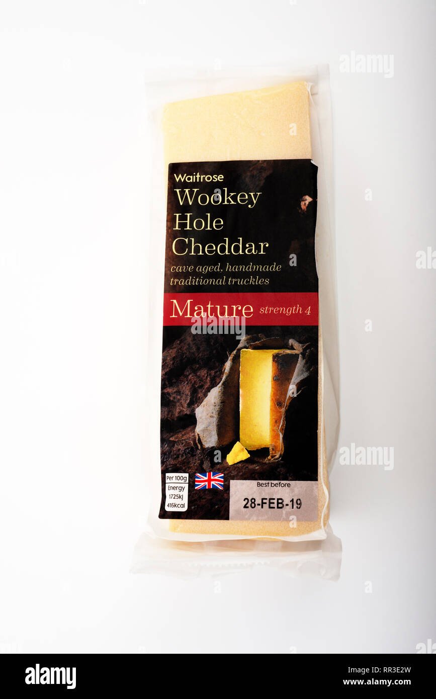 Waitrose wookey hole cheddar cheese hires stock photography and images