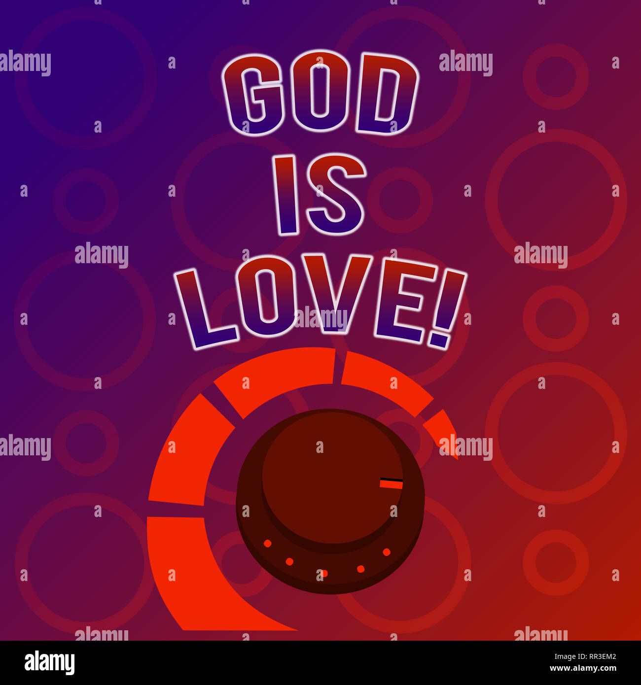Text sign showing God Is Love. Conceptual photo Believing in Jesus having faith religious thoughts Christianity Stock Photo