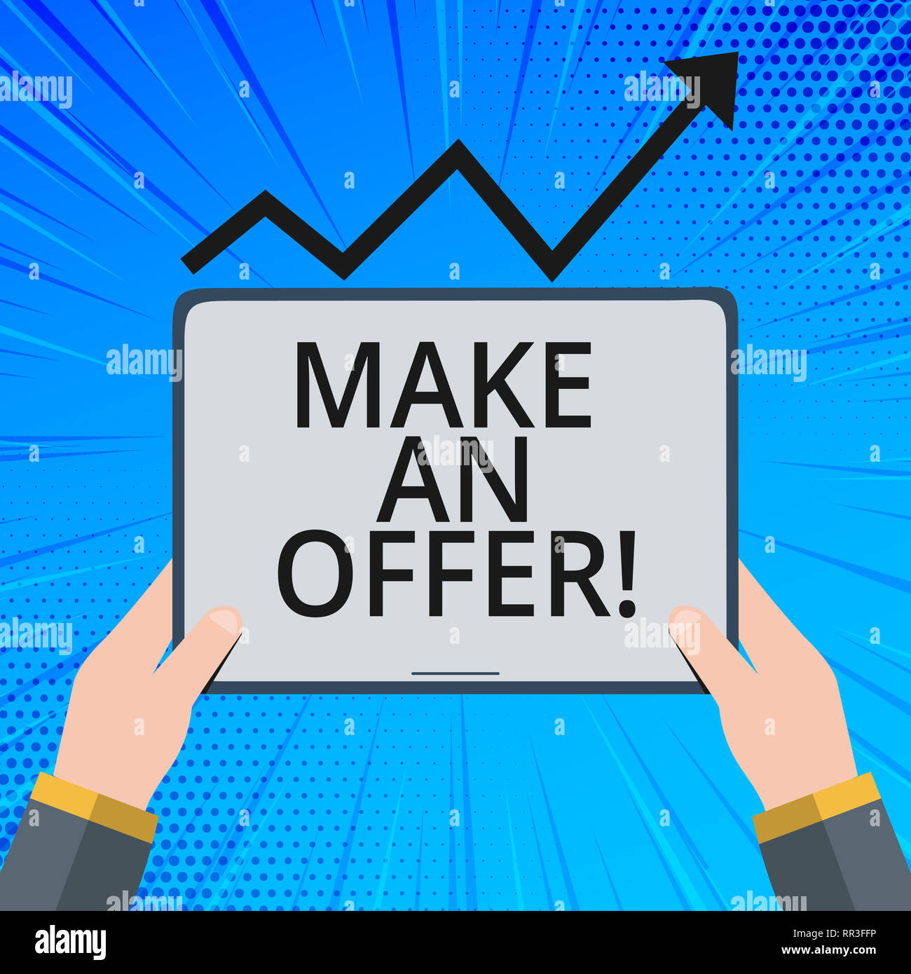 Handwriting Text Make An Offer Concept Meaning Proposal Bring Up Volunteer Proffer Bestow Bid Grant Stock Photo Alamy