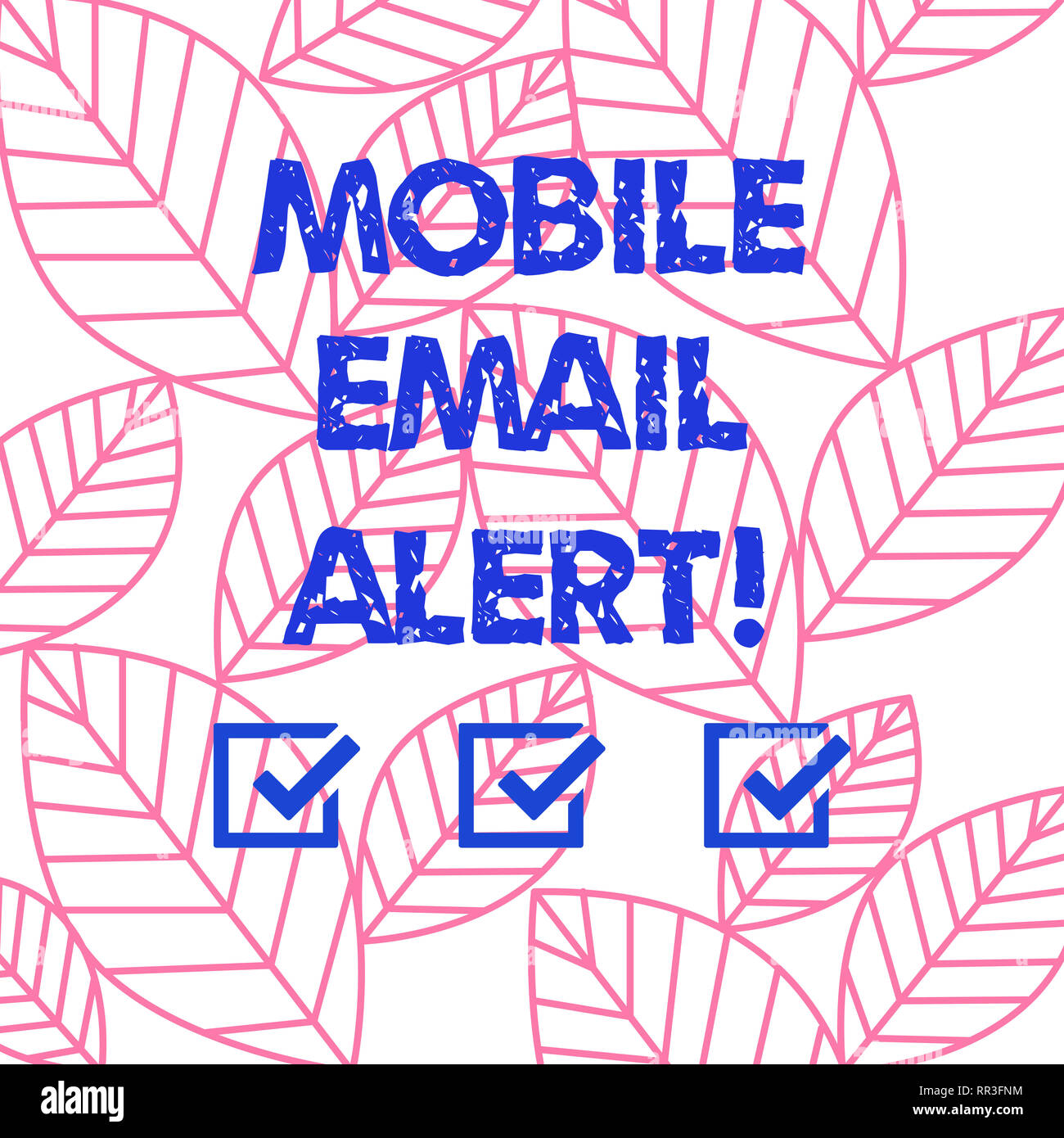 Word writing text Mobile Email Alert. Business concept for machine to ...