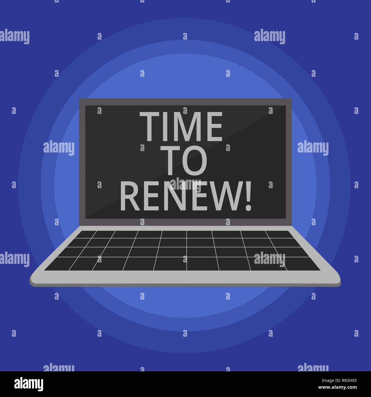 Text sign showing Time To Renew. Conceptual photo Continue