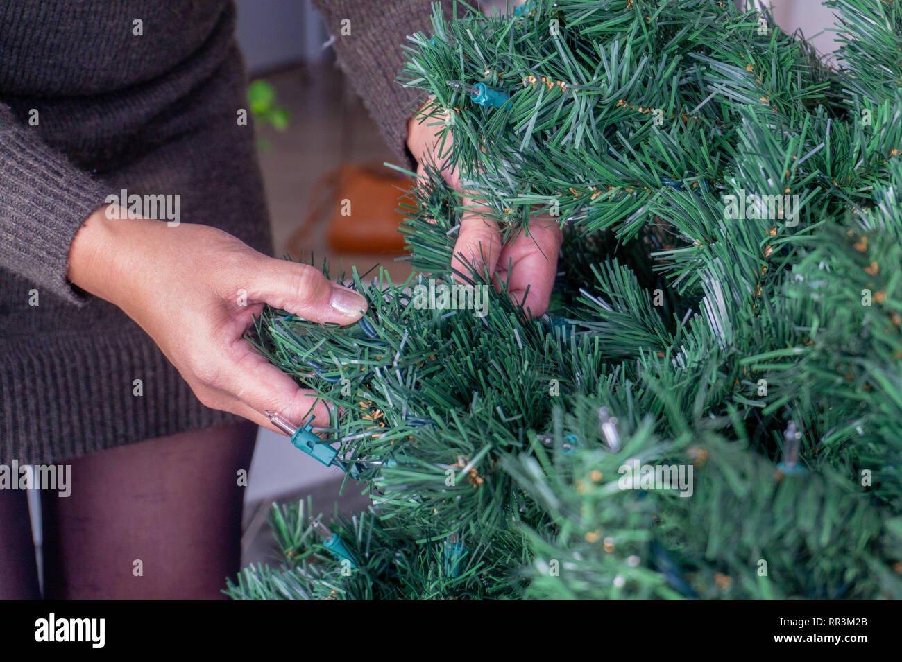 Unpacking christmas tree hi-res stock photography and images - Alamy