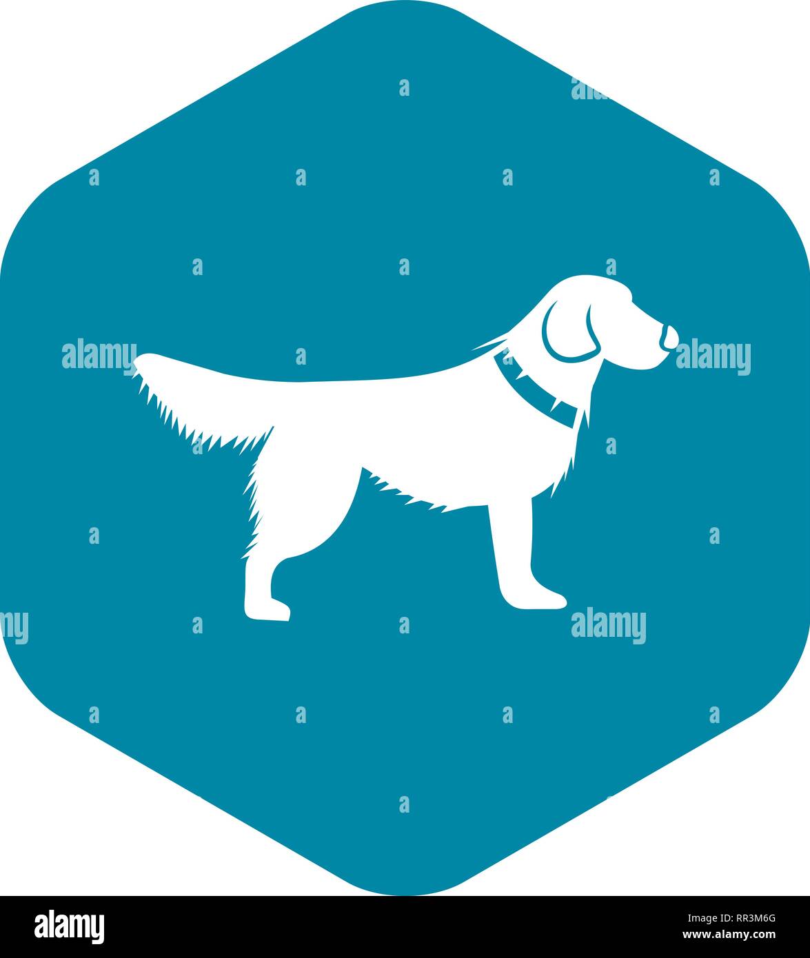 Dog icon, simple style Stock Vector Image & Art - Alamy