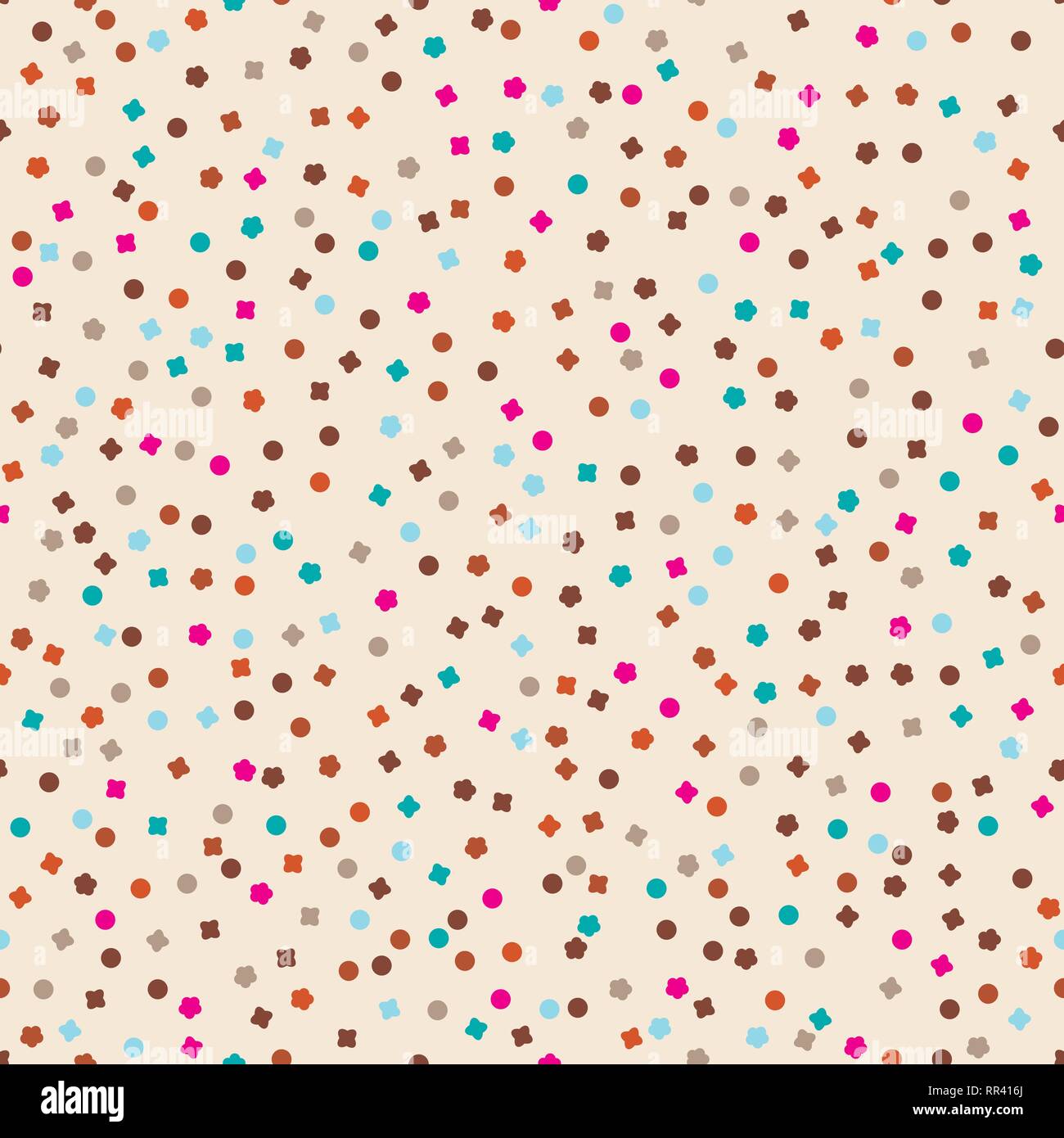 Baby seamless pattern background. Vector illustration. Multicolor swaddling clothes. Stock Vector
