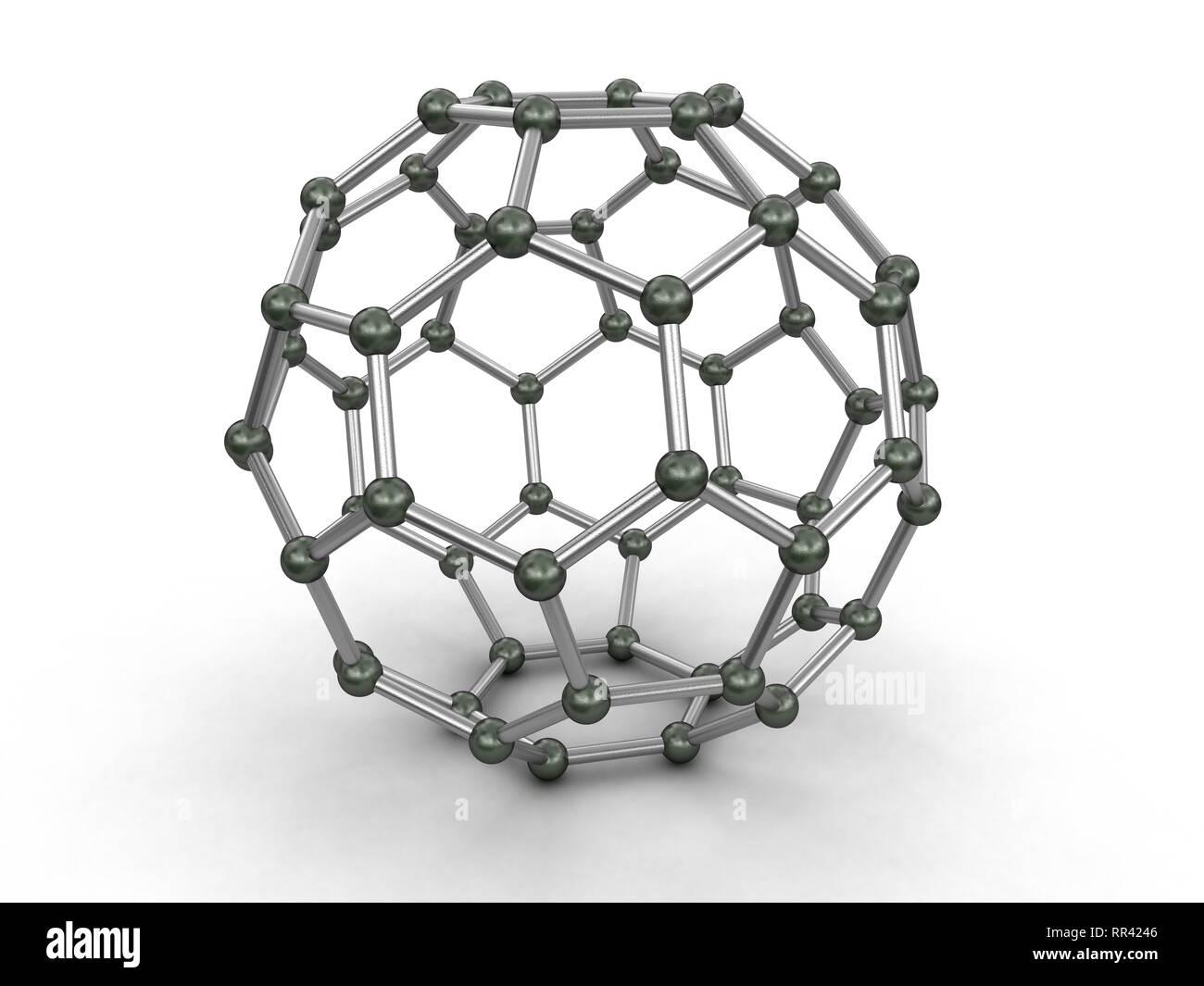 Hexagonal geometric forms. Image with clipping path Stock Photo - Alamy