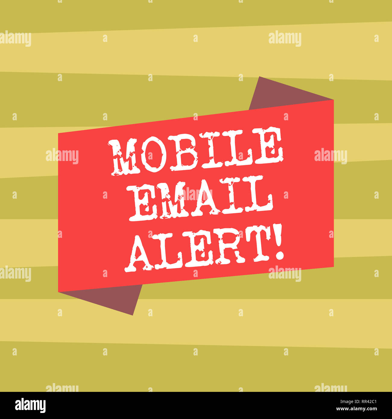 Text sign showing Mobile Email Alert. Conceptual photo machine to ...