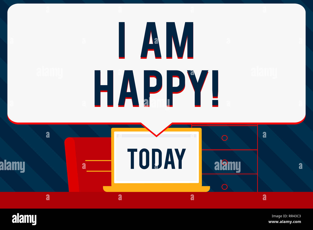 Handwriting Text Writing I Am Happy Concept Meaning To Have A Fulfilled Life Full Of Love Good Job Happiness Stock Photo Alamy