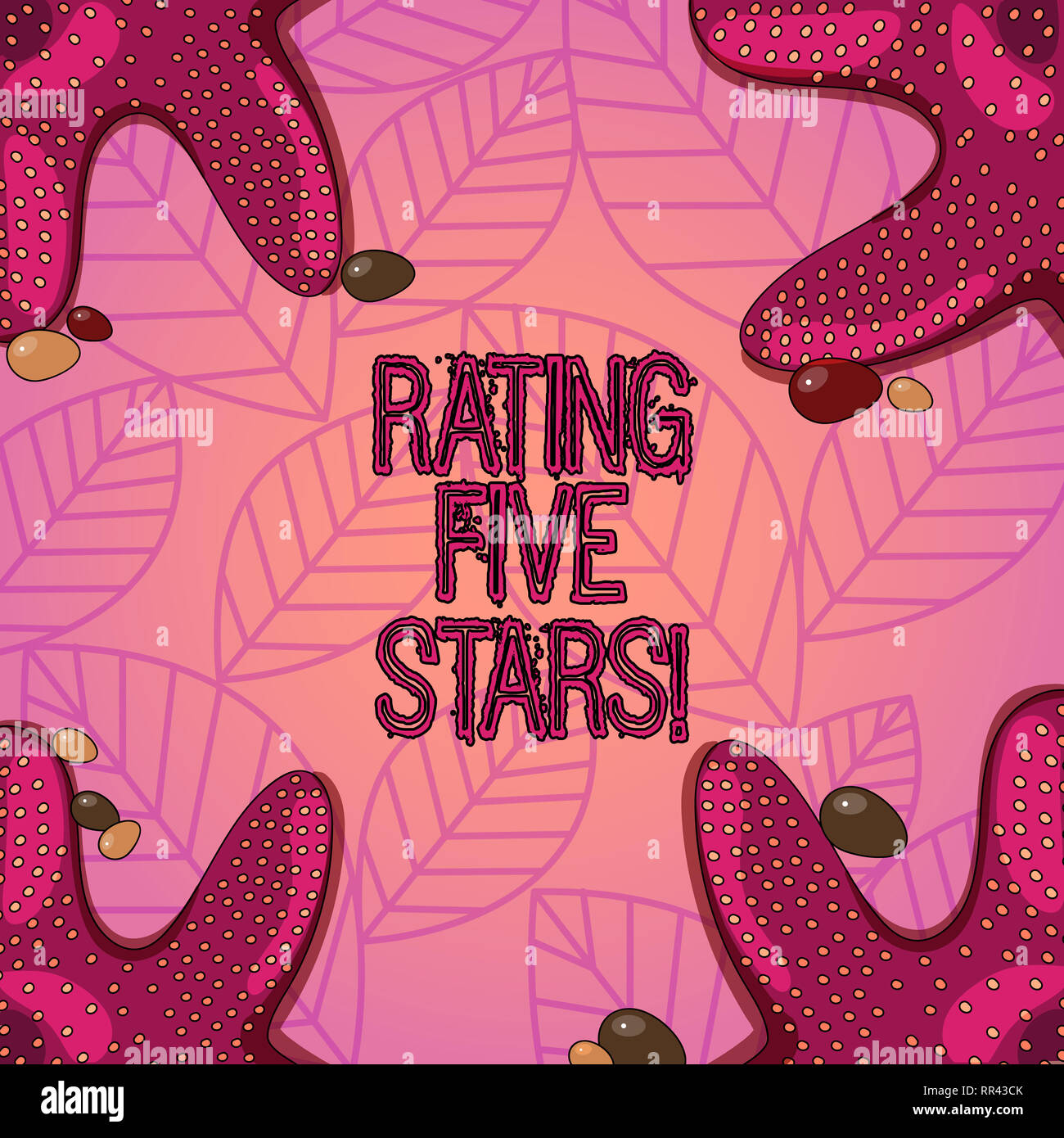 Text sign showing Rating Five Stars. Conceptual photo indicating ...