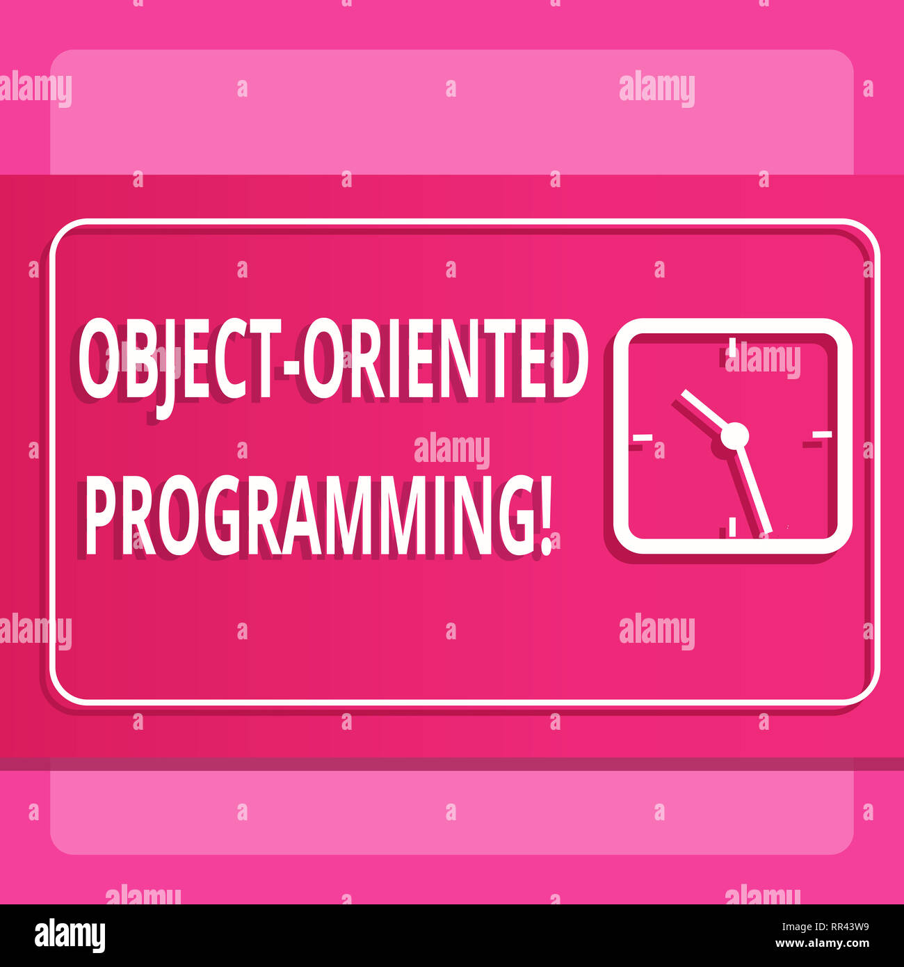 Writing note showing Object Oriented Programming. Business photo ...