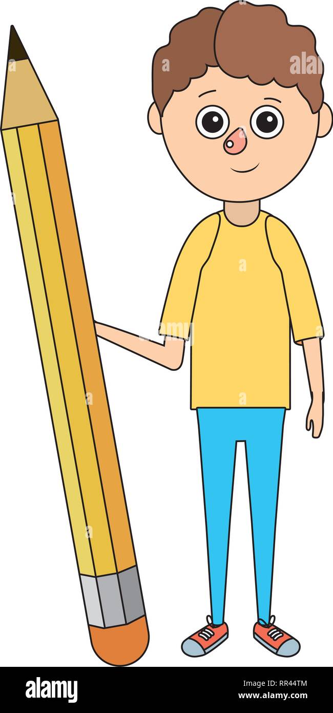 school education boy cartoon Stock Vector Image & Art - Alamy