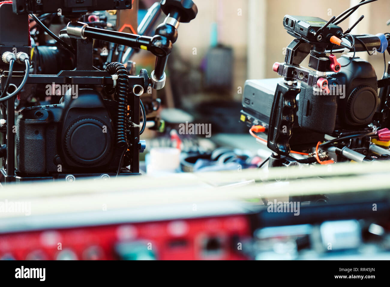 Film Crew Background Stock Photo - Alamy