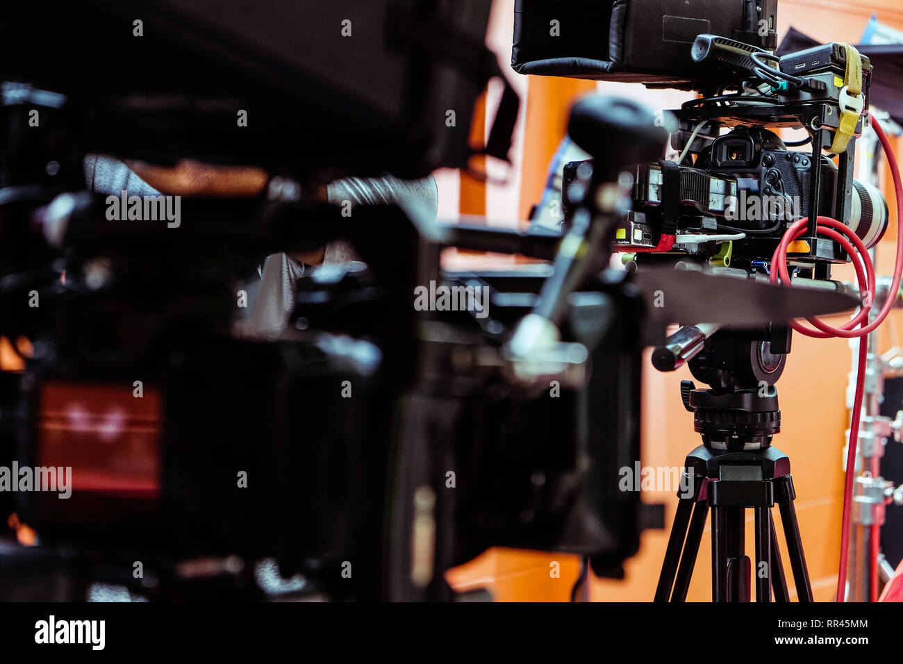 Film Crew Background Stock Photo - Alamy