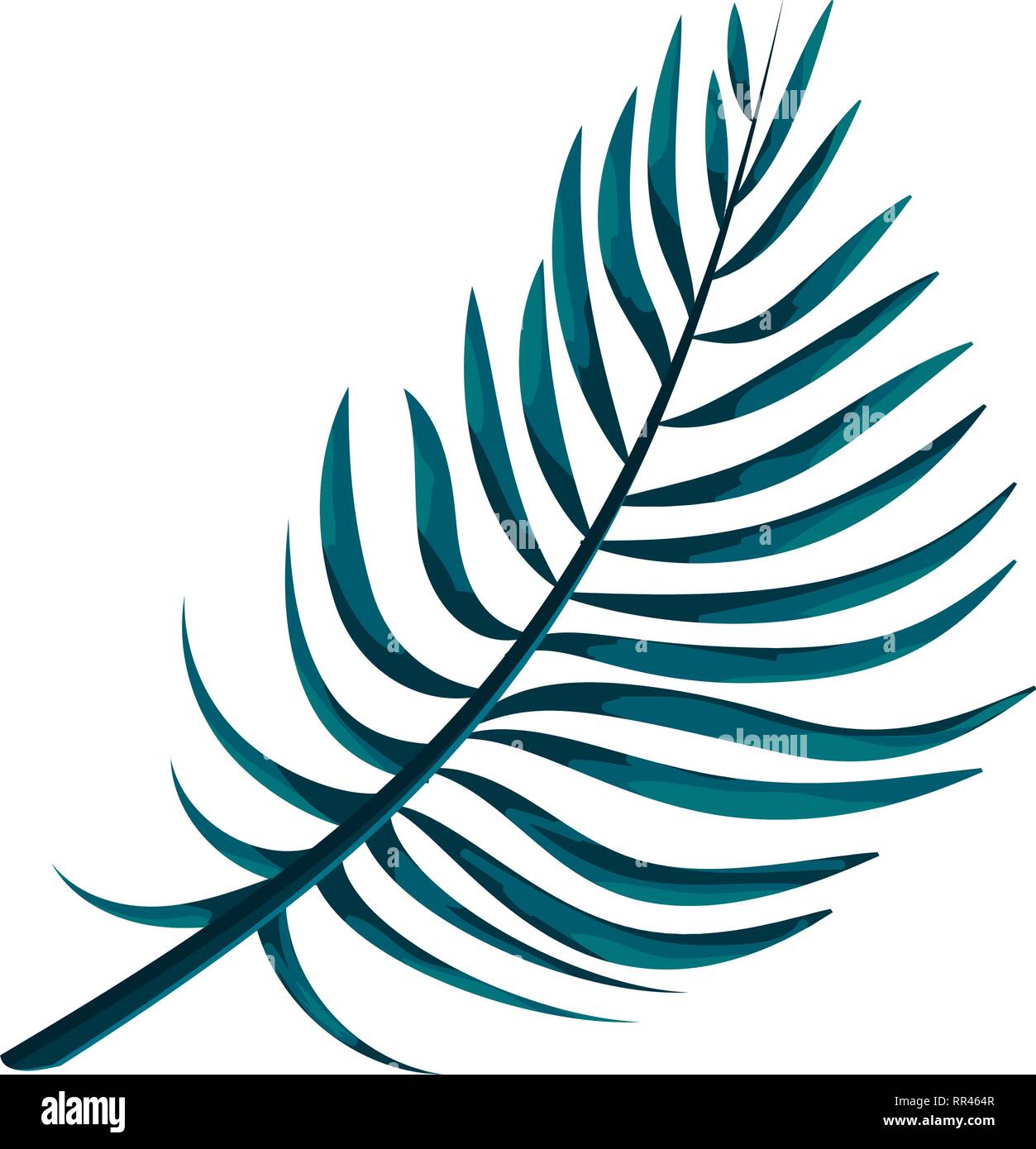 nature tropical leaf cartoon Stock Vector Image & Art - Alamy