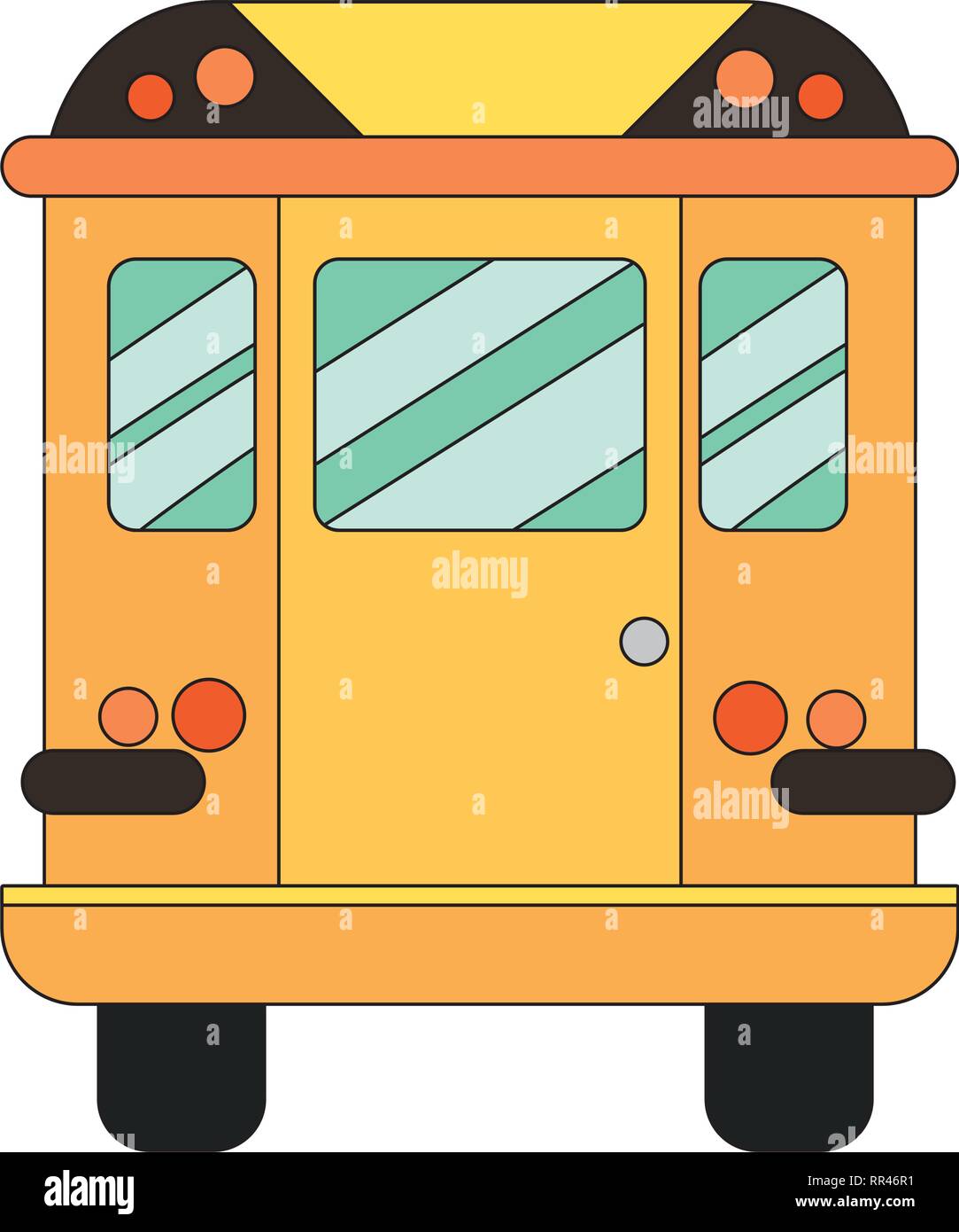 school bus cartoon Stock Vector Image & Art - Alamy