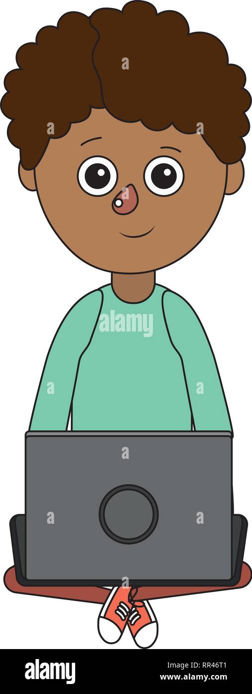 School boy icon studying Stock Vector Images - Alamy