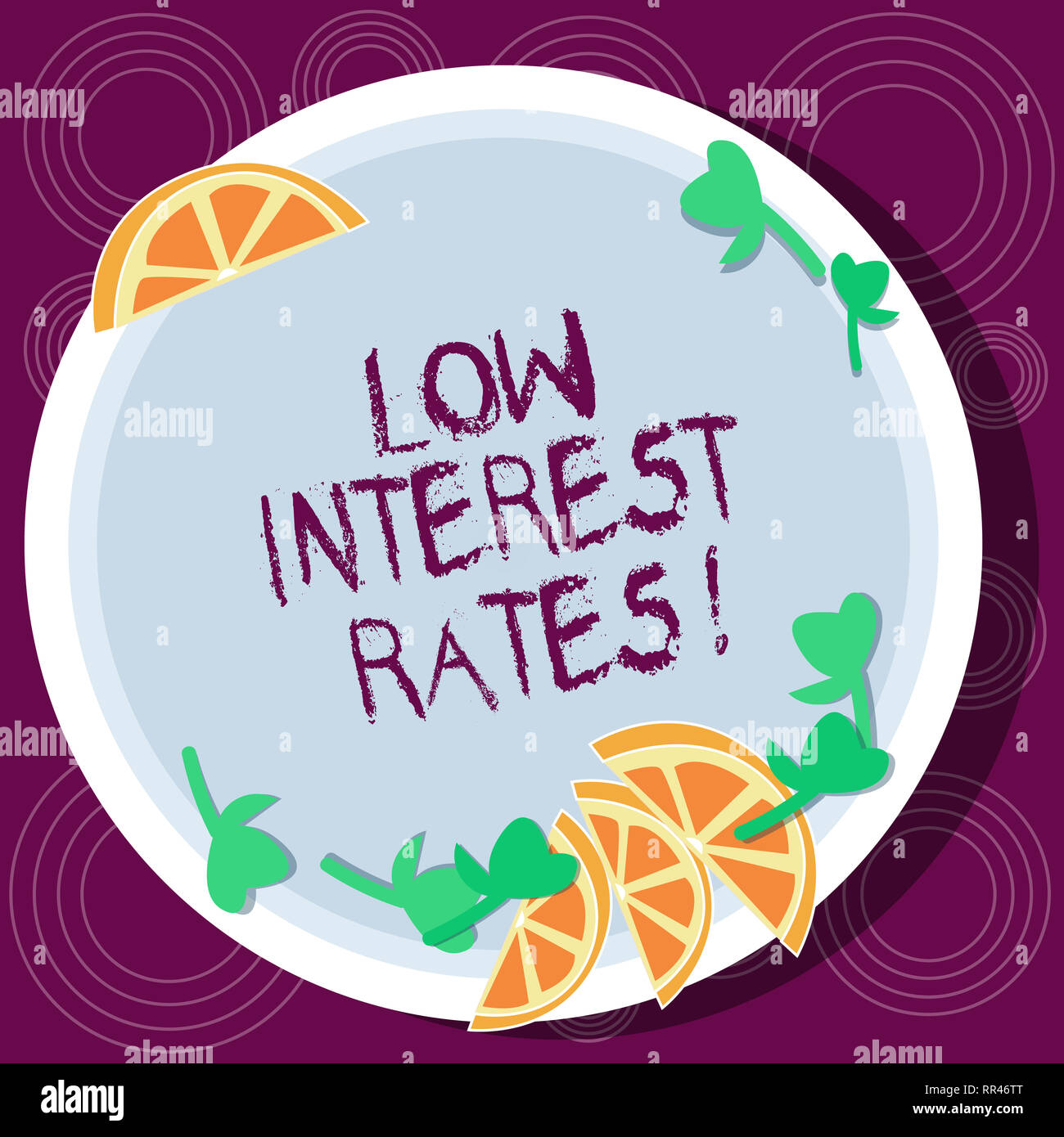 Interest Rates Word Word writing text Low Interest Rates. Business concept for meant to ...