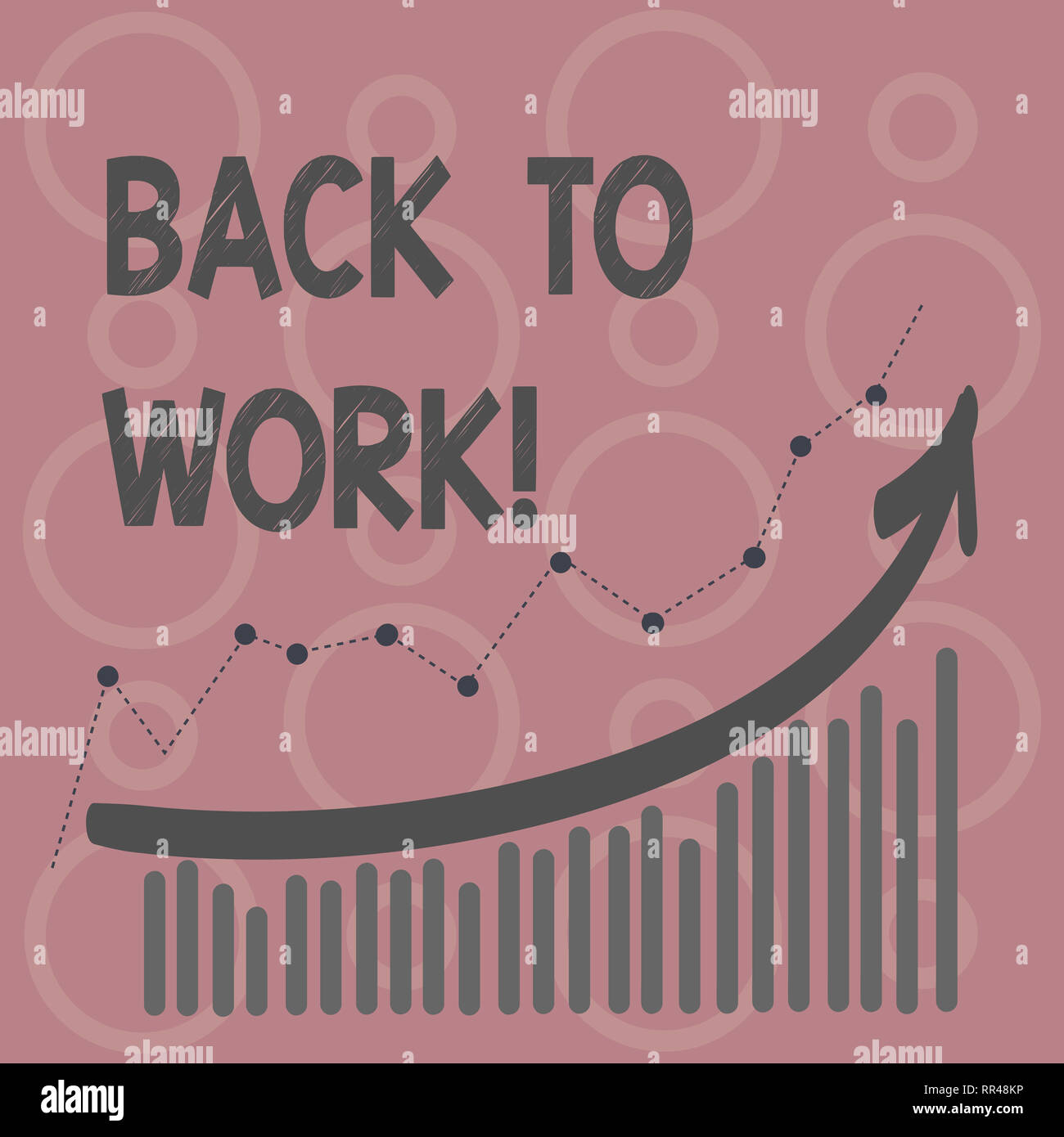 Writing note showing Back To Work. Business photo showcasing Returning ...
