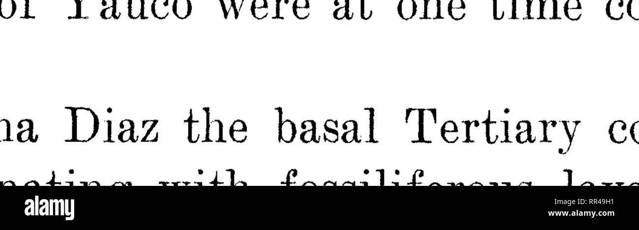 . Scientific survey of Porto Rico and the Virgin Islands. Scientific expeditions. eiJs witli ihe ^=lll•l It is frrr»bat&gt;le that the coastal plain deposits m«ver nrelied e.nt.irol' owr ttie oldland. The oceiirrenee of beds of small .^ravels, derived rHreeil) I'roin tbi&gt; o.lder series at intervals throughout t!ie ceiastal jihiin dc|.^osiP^ and the abundant clay contejit of the coastal plain limestojies, niake^ ii sc'i^m liki'ly that a larg(&gt; area of the oldland remained ctontinuously suhje.- to erosion. The belief that the coastal plain did not reach over the wlin'., ishind is also sub Stock Photo