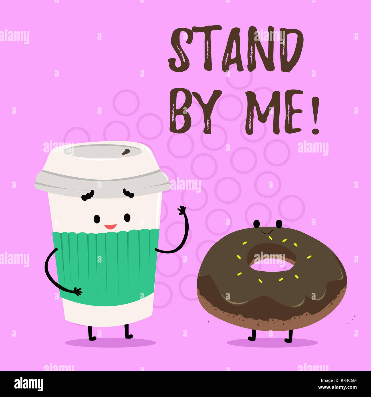 Handwriting Text Writing Stand By Me Concept Meaning Be Always Around Myself There Count On Someone All The Time Stock Photo Alamy