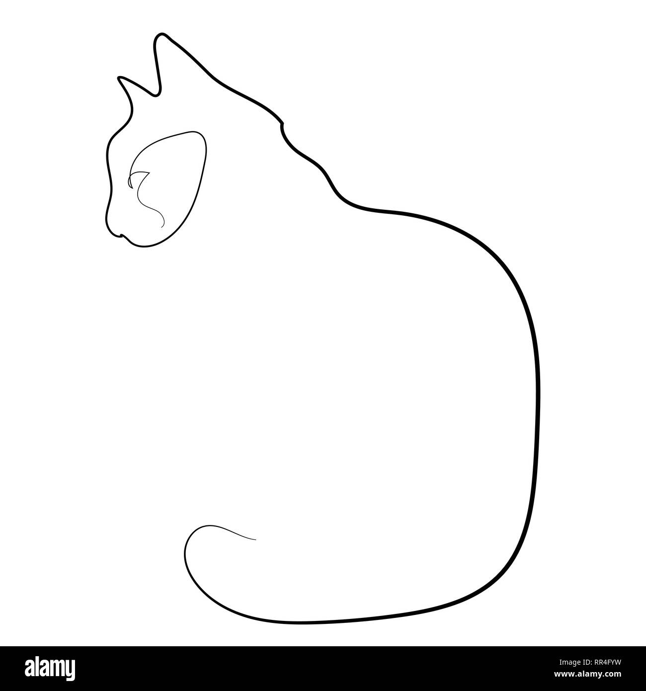 One Line Cat Design Silhouette Sketch And Minimalism Styles Vector Illustration Stock Vector Image Art Alamy One Line Cat Design Silhouette Sketch And Minimalism Styles Vector Illustration Stock Vector Image Art Alamy
