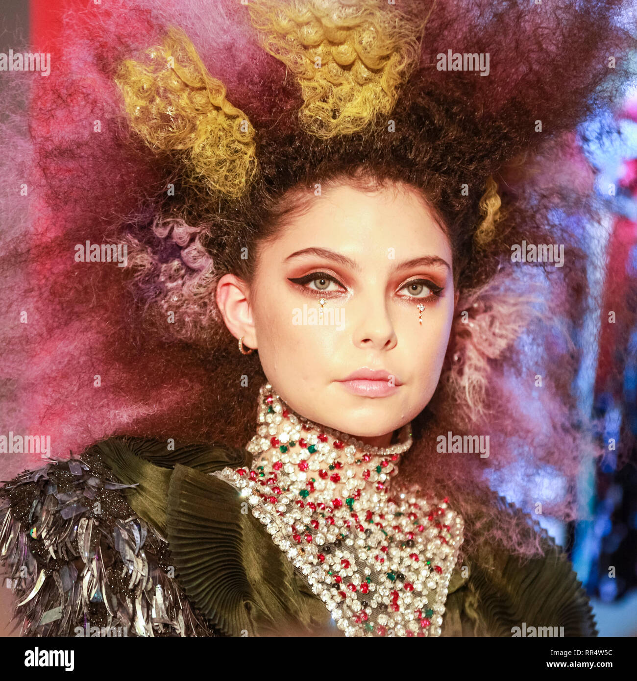 Excel London London Uk 24th Feb 2019 A Hair Model For Tony