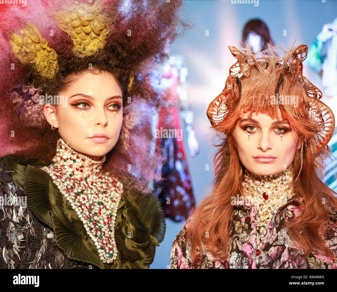 Excel London London Uk 24th Feb 2019 Hair Models For Tony And