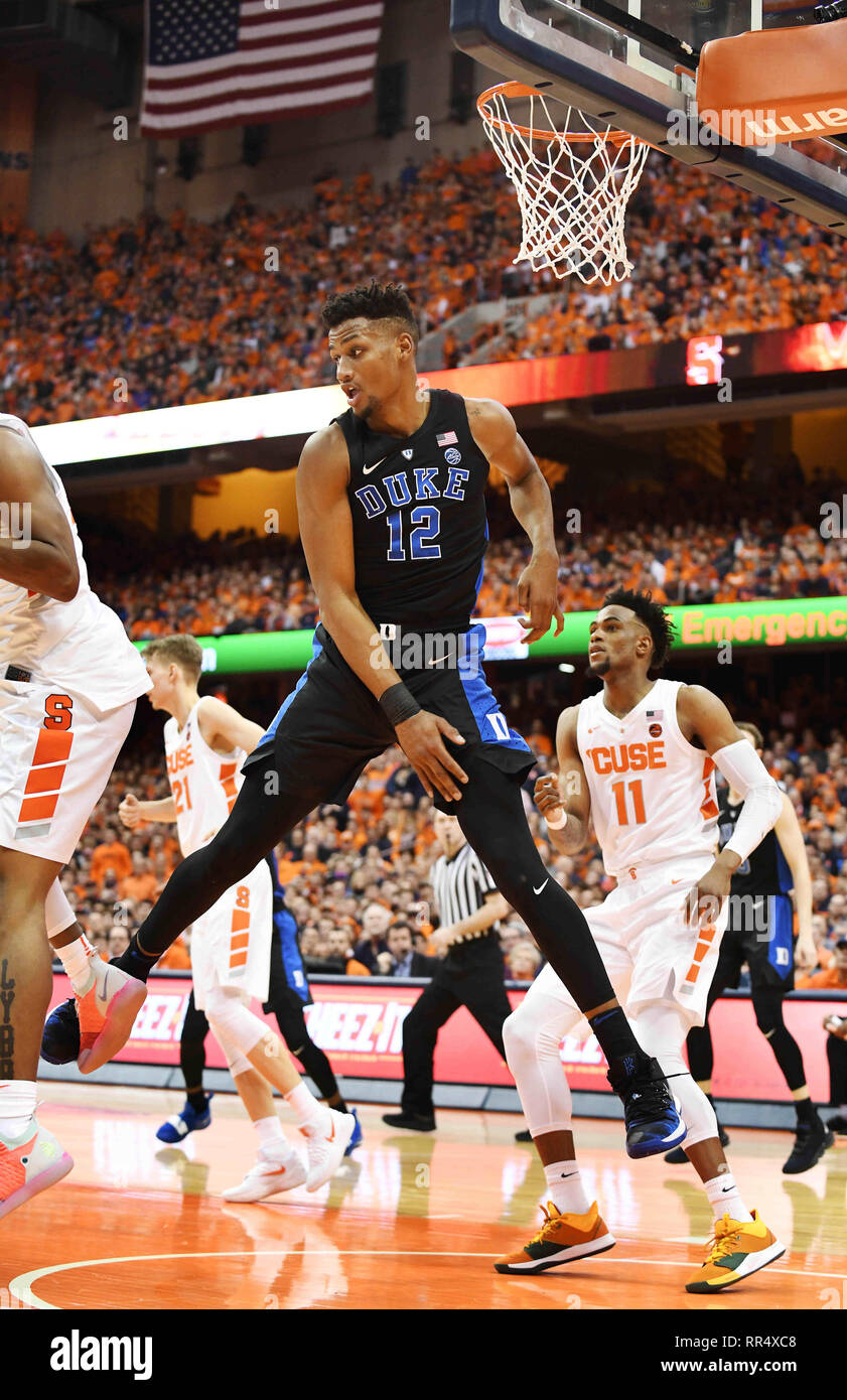 CORAL GABLES, FL - JANUARY 15: Duke guard Gary Trent, Jr. (2) plays during  a college basketball game between the Duke University Blue Devils and the  University of Miami Hurricanes on January