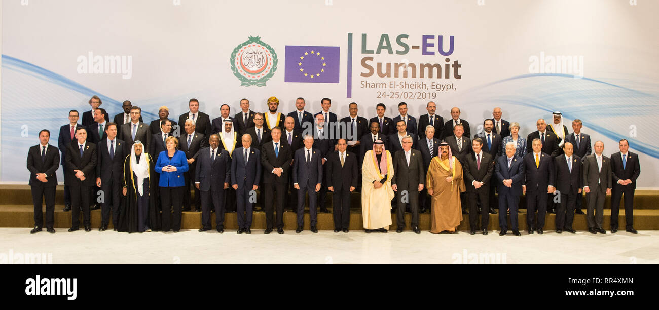 Leaders eu league arab states summit hi-res stock photography and ...