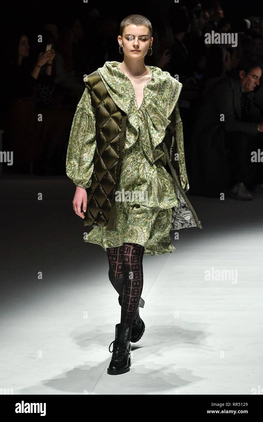 Milan, Italy. 24th Feb, 2019. 2020. Laura Biagiotti Fashion Show In the  photo: model Credit: Independent Photo Agency/Alamy Live News Stock Photo -  Alamy