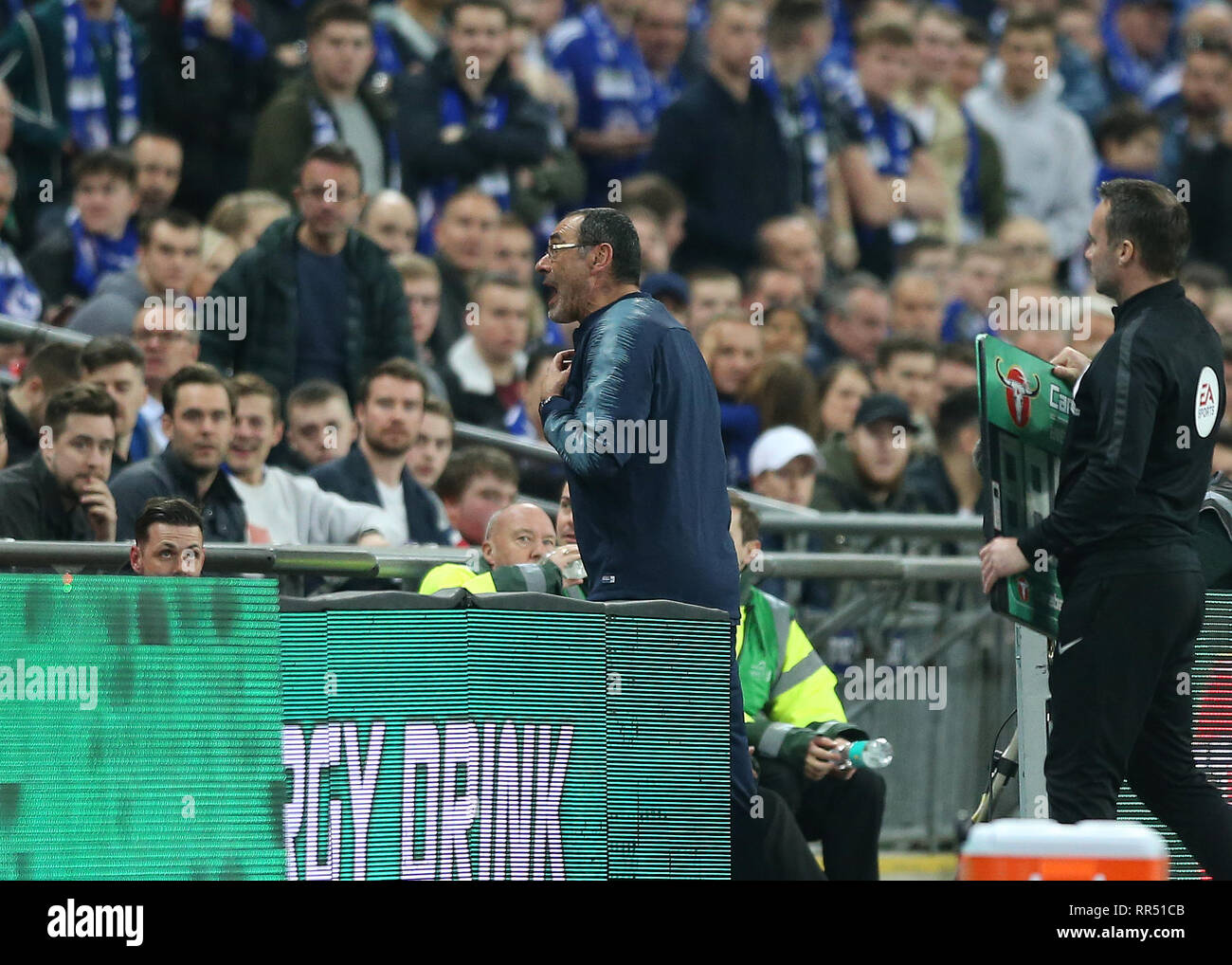 Wembley Stadium, London, UK. 24th Feb, 2019. Carabao Cup final, Chelsea