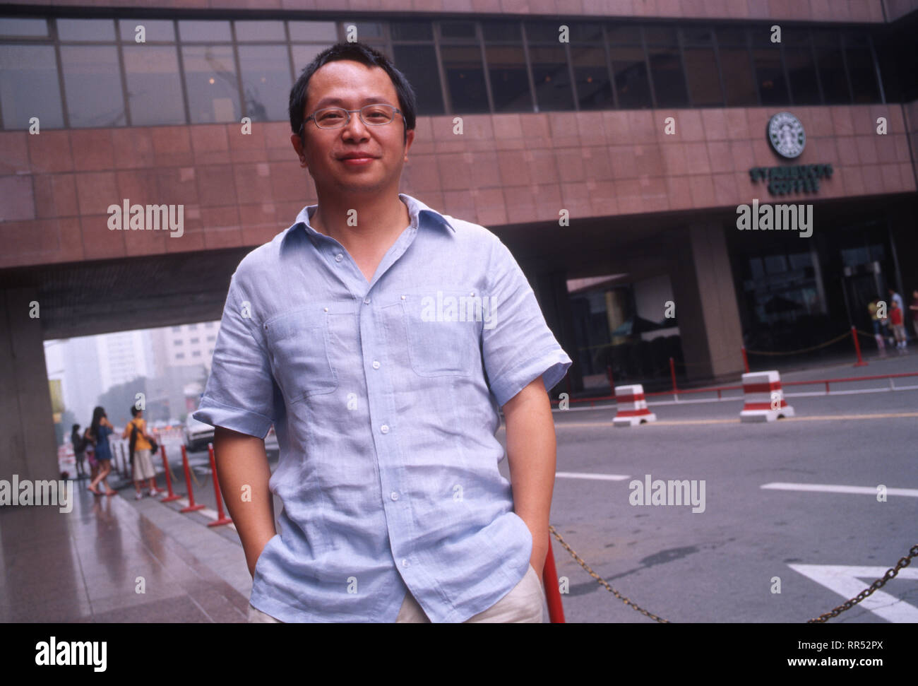Chinese billionaire entrepreneur Zhou Hongyi poses in Beijing, China