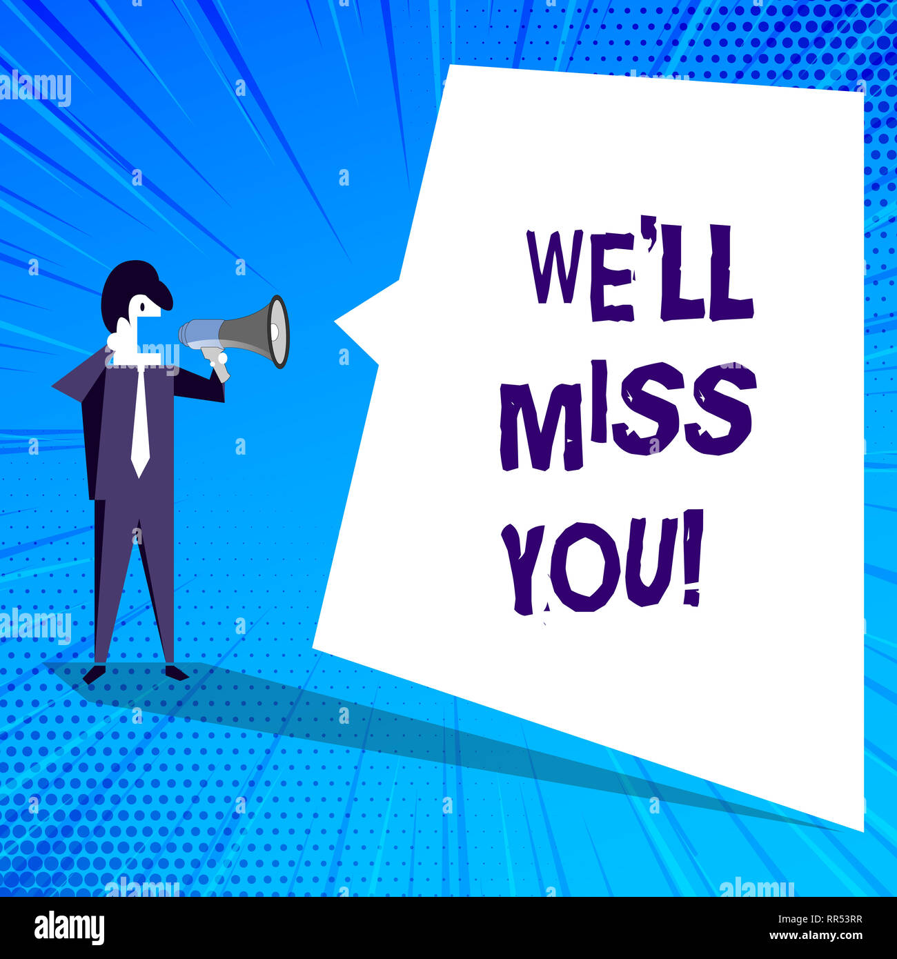 Handwriting Text Writing We Ll Miss You Concept Meaning Going To Feel Sad Because You Are Leaving Loving Message Stock Photo Alamy
