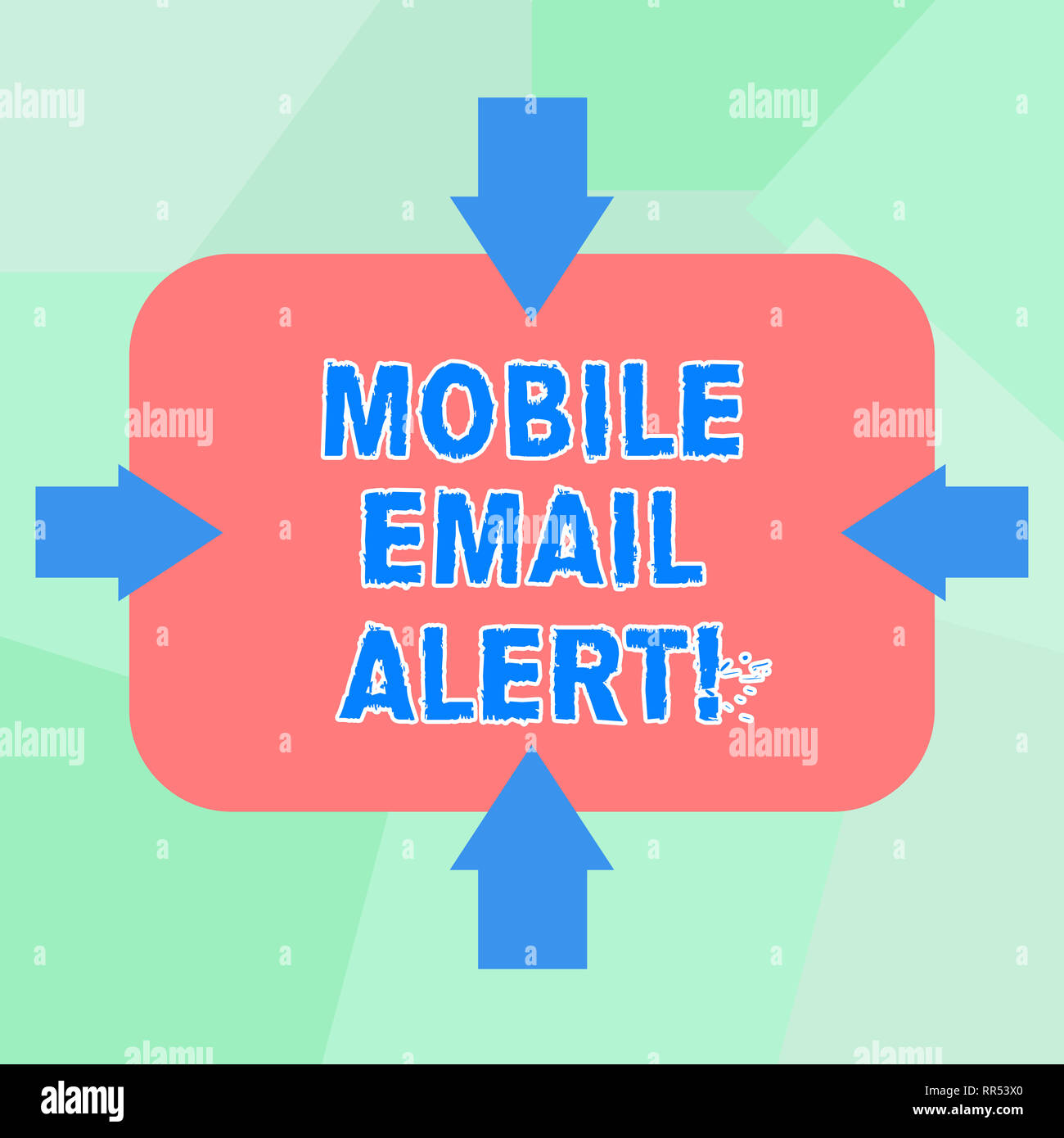 Conceptual hand writing showing Mobile Email Alert. Business photo text ...