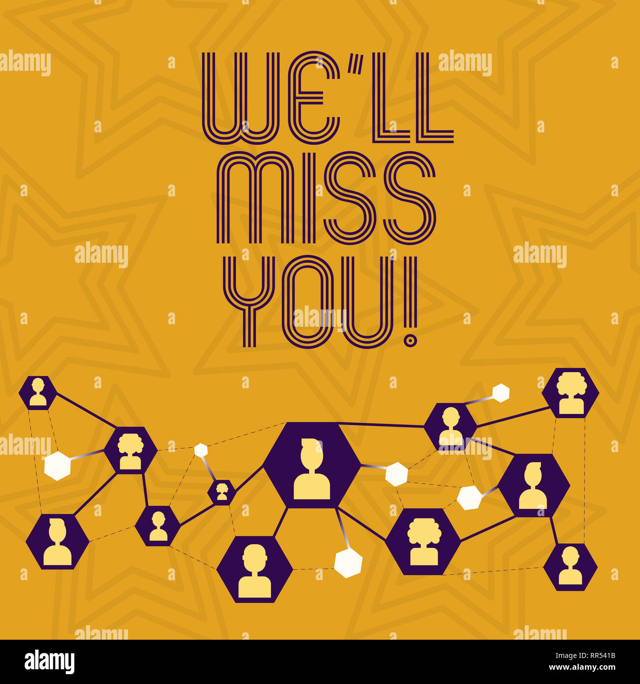 Handwriting Text Writing We Ll Miss You Concept Meaning Going To Feel Sad Because You Are Leaving Loving Message Stock Photo Alamy
