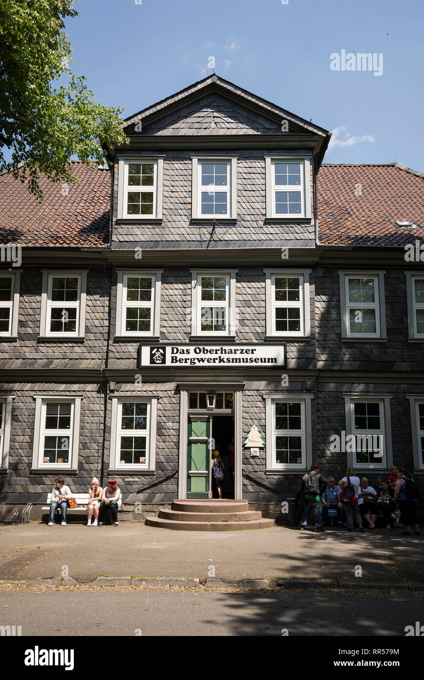 Oberharzer Bergwerksmuseum, Clausthal-Zellerfeld, Harz, Niedersachsen, Deutschland Stock Photo