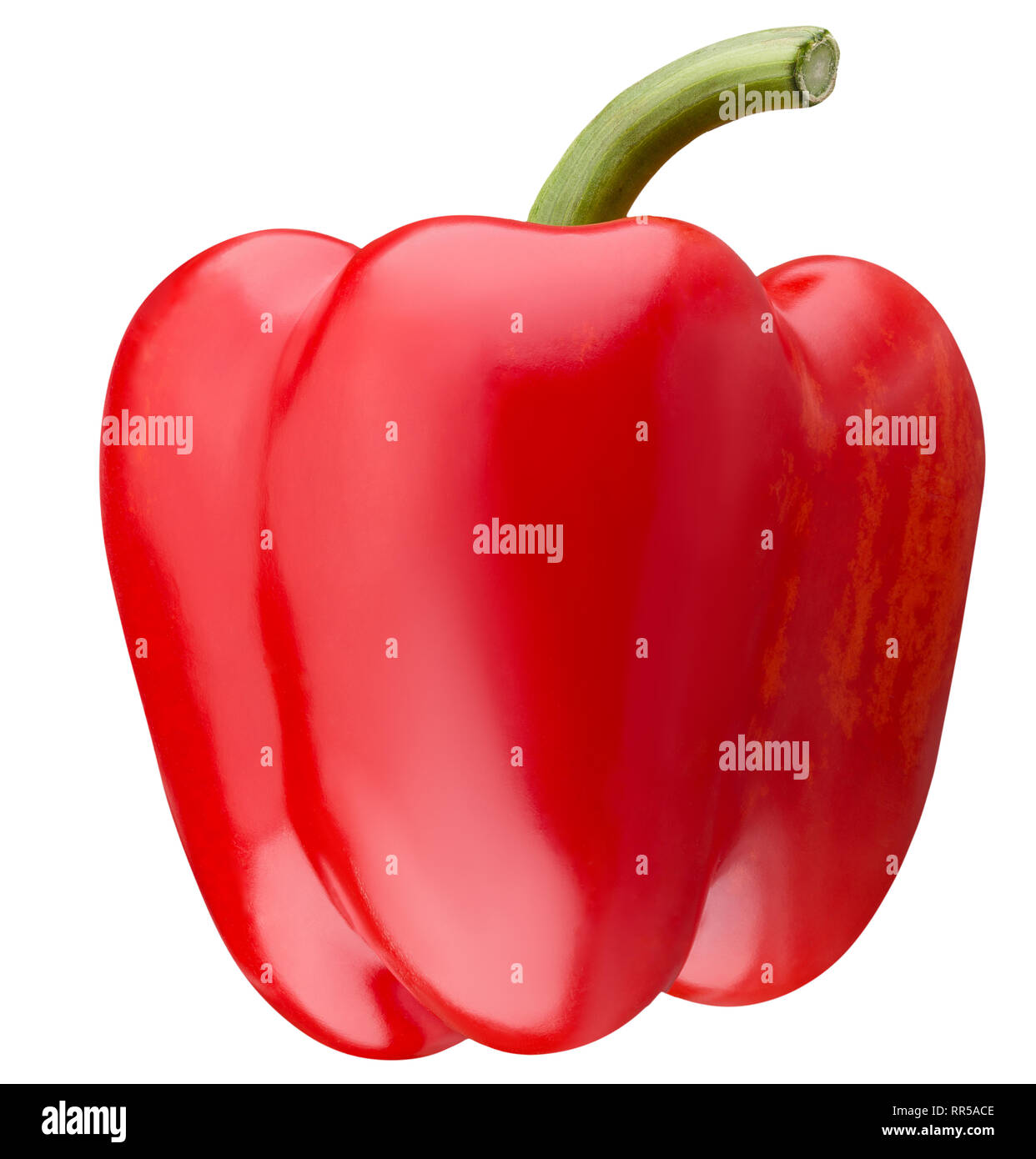 red pepper isolated on a white background Stock Photo - Alamy