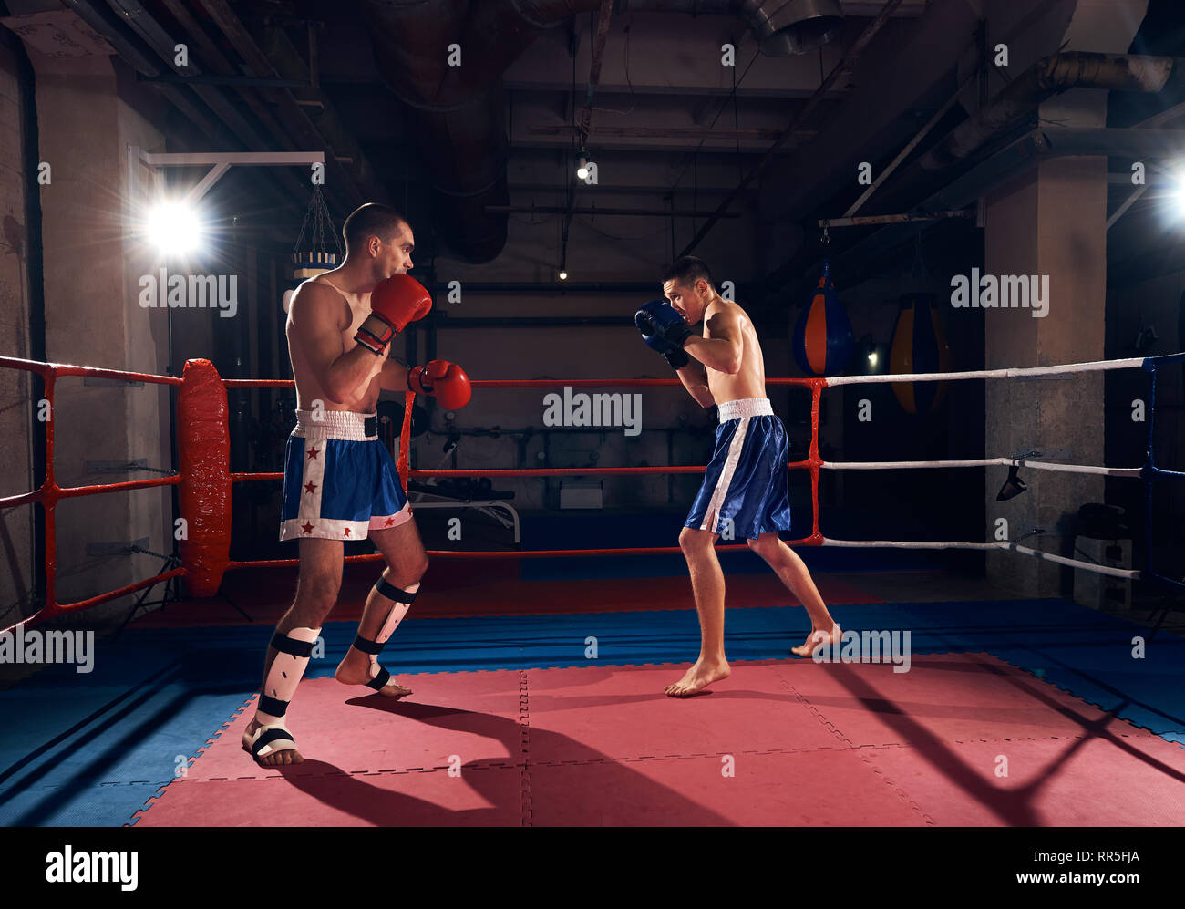 Boxers sparring hires stock photography and images Alamy