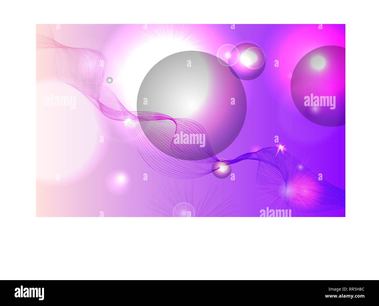 Colorful geometric background. Dynamic shapes composition. Vector Stock Vector