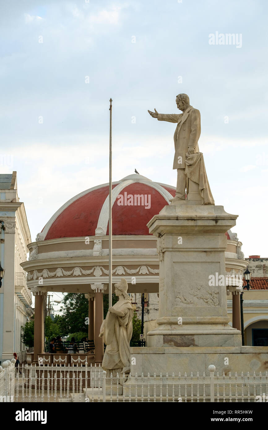Statue of Jose Marti, Cienfuegos Stock Photo
